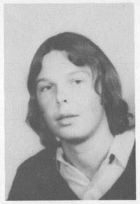 John Leonard Wordsworth 1971 Yearbook photo Applewood Heights Secondary School, Mississauga Ontario