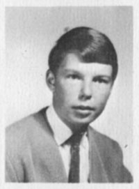 John Leonard Wordsworth 1968 Yearbook photo Applewood Heights Secondary School, Mississauga, ON