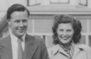 Joyce and Jack Wordsworth Broadstairs September 1947