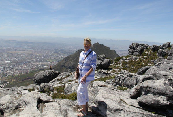 Janet Wordsworth view from Table Mountain