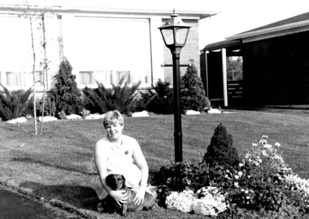 Hazel Wordsworth as a teenager