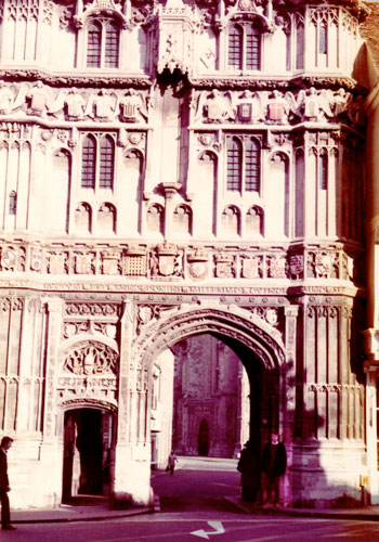 John Wordsworth Christchurch doorway Canterbury Cathedral