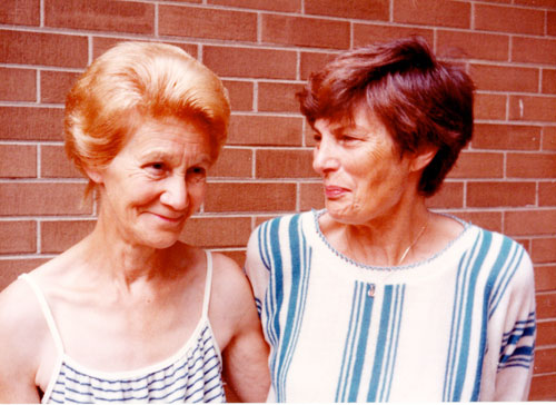 John Wordsworths mom with friend June Geoffry