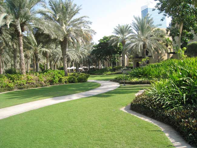 Hotel grounds Dubai John Wordsworth