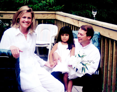 Janet Jessica and John Wordsworth on Wedding Day