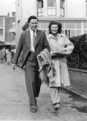 Joyce and Jack Wordsworth Broadstairs September 1947